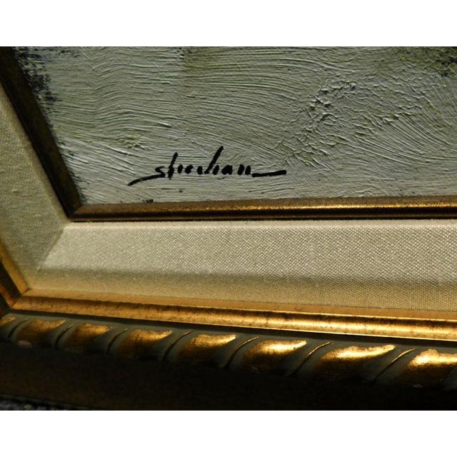 2000 - 2009 Dennis Sheehan "Untitled"Original Oil on Canvas Hand Signed Landscape Framed For Sale - Image 5 of 5