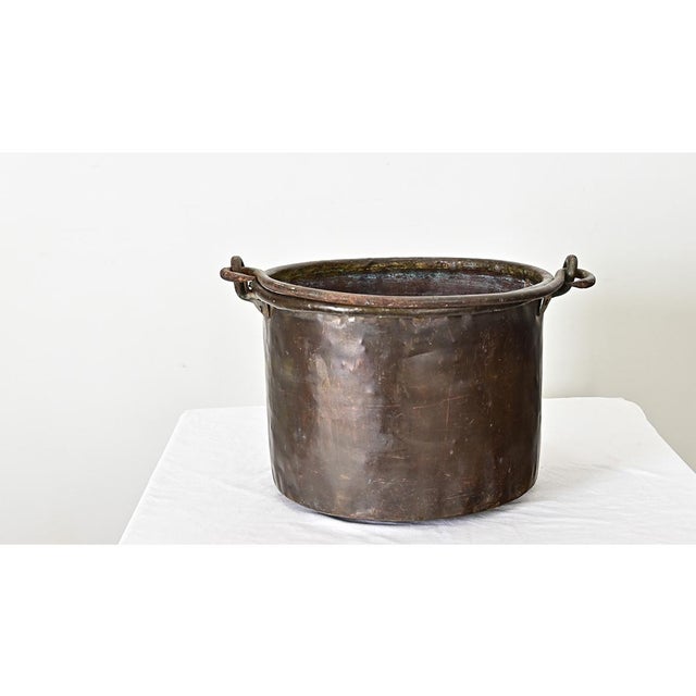 Metal French 19th Century Copper Cooking Pot For Sale - Image 7 of 8