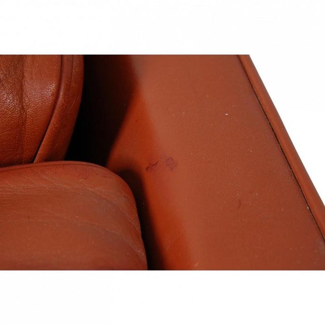 2213 3-Seater Sofa in Patinated Cognac Leather by Børge Mogensen, 1980s For Sale - Image 14 of 18