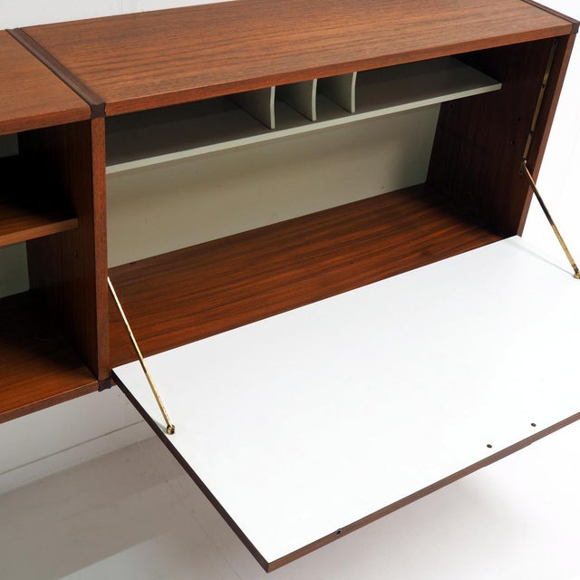 Brown Floating Sideboard by Cees Braakman for Pastoe, 1960s For Sale - Image 8 of 11