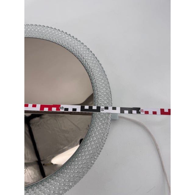 Illuminated Wall Mirror in Crystal Glass from Glashütte Limburg, Germany, 1960s For Sale - Image 15 of 16