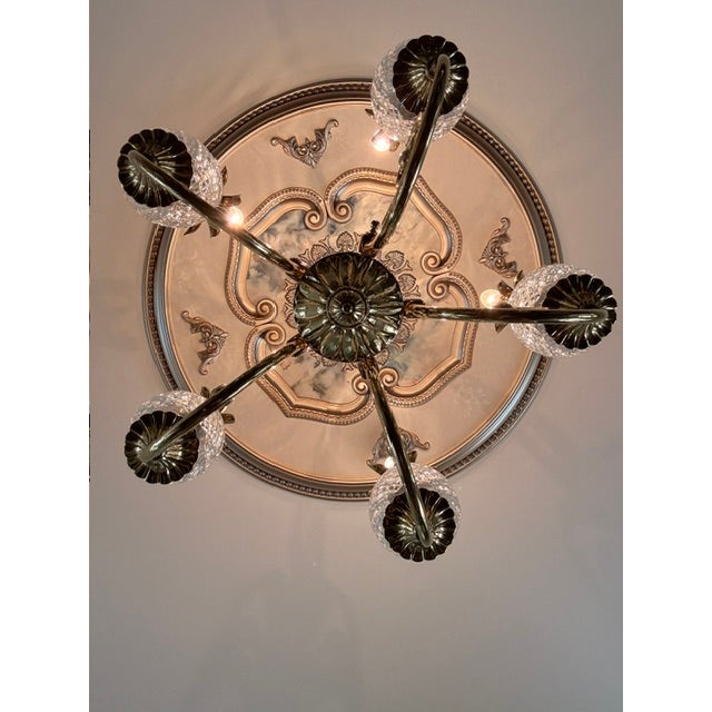 2000 - 2009 5 Arm Chandelier Hospitality Collection by Waterford Crystal For Sale - Image 5 of 7