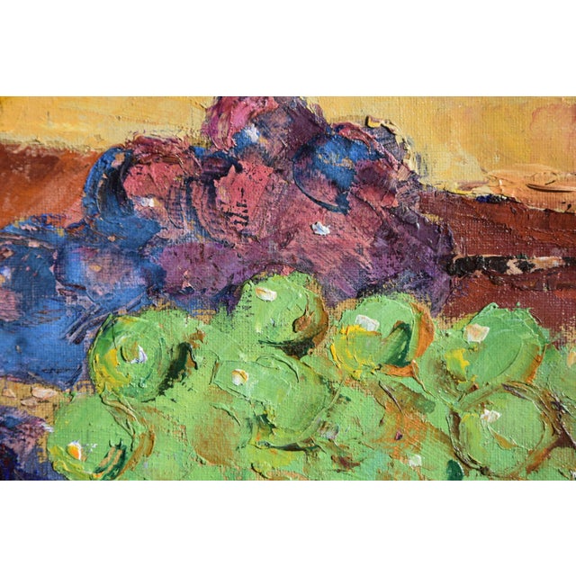 Jean Lehmann, Still Life with Apples and Grapes, 1931, Oil on Canvas For Sale - Image 10 of 14