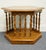 Wood Ethan Allen Heirloom Nutmeg Maple Hexagonal Accent End Table 10-8645p For Sale - Image 7 of 10