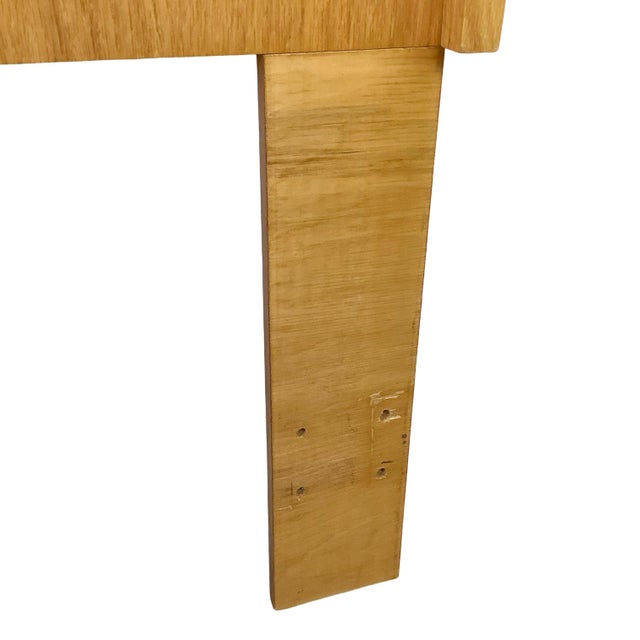 Mid-Century Modern Vintage Modern Brutalist Queen Headboard by Tobago Furniture For Sale - Image 3 of 10