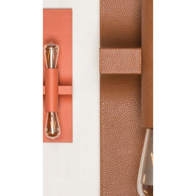 Contemporary Contemporary Tekna Walcott Twin Wall Light With Mango Finish For Sale - Image 3 of 3