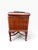 Wood Antique Louis XV Revival Carved Mahogany Desk With Mirrored Top For Sale - Image 7 of 17