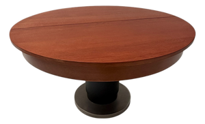 Art Deco Round Extendable Dining Room Table by Hendrik Wouda, 1931