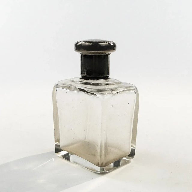 Art Deco Crystal Flask, France, 1930s For Sale - Image 3 of 10