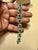 Arts & Crafts 10 Carat Natural Brazilian Emerald & Diamond Tennis Bracelet 14 Karat Gold For Sale - Image 3 of 18