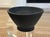 Late 20th Century Signed Studio Pottery Matte Black Wabi-Sabi Footed Bowl For Sale - Image 9 of 14