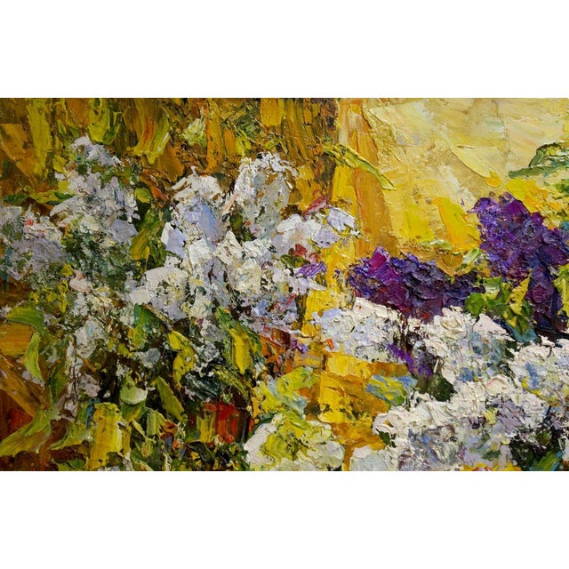 Oil Painting Flowers Shapovalov Sergey Gavrilovich For Sale - Image 4 of 7