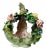 1880 Majolica Bird & Flowers Basket Centerpiece For Sale