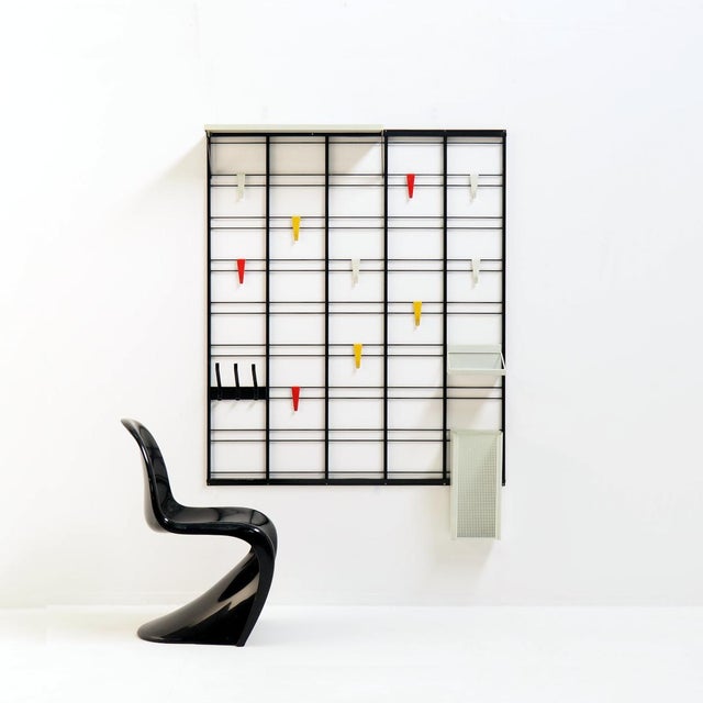 Mid-Century Modern Musical Scale Coat Rack by Tjerk Reijenga for Pilastro, Netherlands, 1950s For Sale - Image 3 of 13