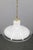 Mid-Century Modern Italian Glass and Brass Pendant Light, 1960s For Sale - Image 4 of 12