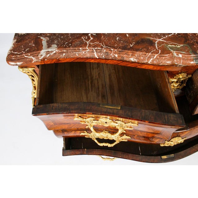 French Regency Ormolu Mounted Chest of Drawers, 18th Century For Sale - Image 16 of 18