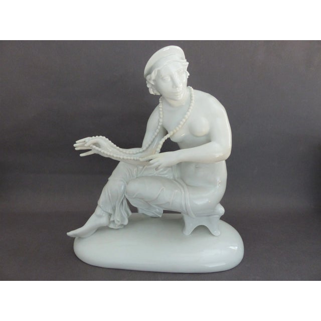 Seated Figure Sculpture by Mauritius Pfeiffer for Schwarzburger Werkstätten, 1920s For Sale - Image 14 of 18