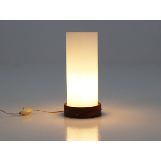 Minimalistic Modern Table Lamp, Denmark, 1960, in Very Good conditions. Designed 1960 to 1969 European Plug (up to...