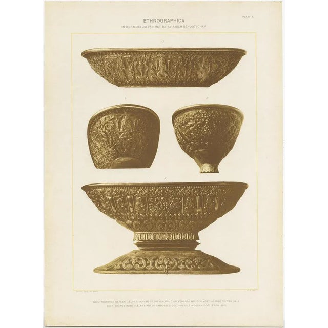 J. W. Teillers, Ethnographic Items of Batavia, 1910, Paper, Set of 12 For Sale - Image 11 of 14