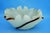 MEASUREMENTS: Height: 9.5 cm; Width: 18.5 cm; Depth: 18.8 cm; Weight: 2.089 kg Item : Magnificent Murano milk glass...