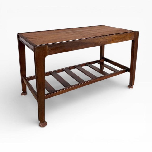 A beautifully understated mid-century coffee table produced by Remploy, showcasing the brand’s hallmark craftsmanship and...