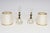 Mid-Century Modern Vintage Diminutive Italian Blown Art Glass Boudoir Bedside Table Lamps - a Pair For Sale - Image 3 of 12