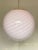 Contemporary Pink Swirl and Milky-White Sphere Pendant in Murano Glass For Sale - Image 6 of 9