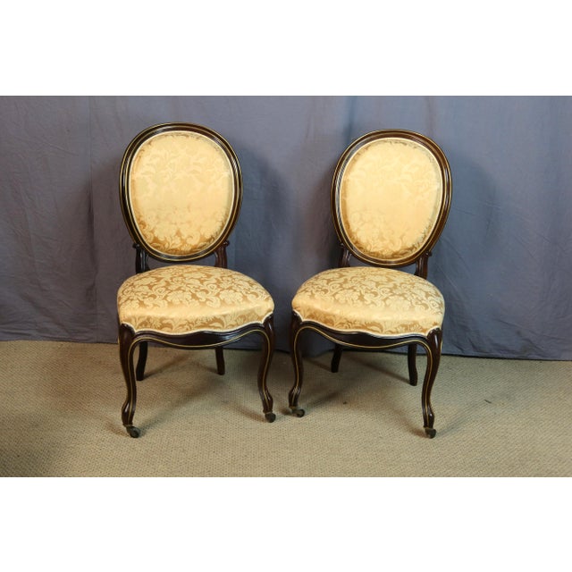 Napoleon III Salon Chairs, Set of 6 For Sale - Image 15 of 16