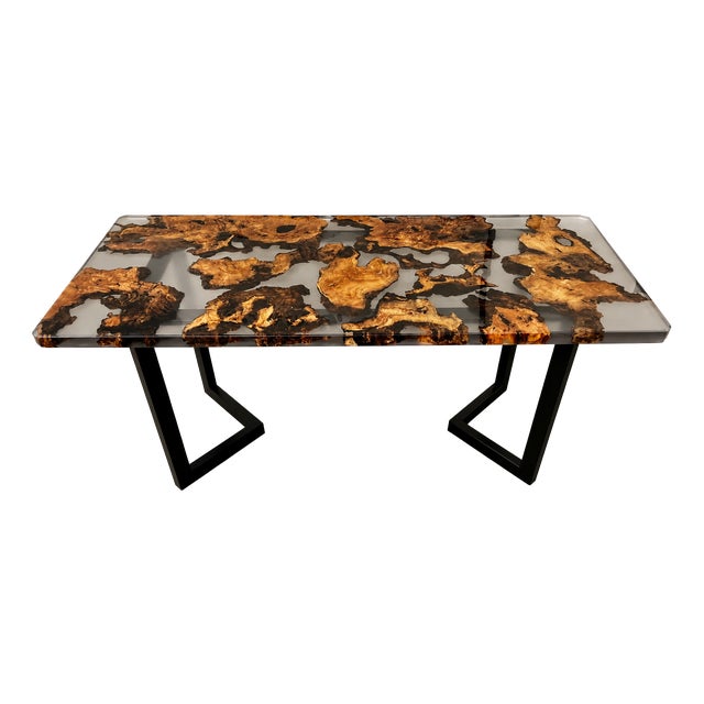 Olive Root and Resin Table by Andrea Toffanin for Hood For Sale