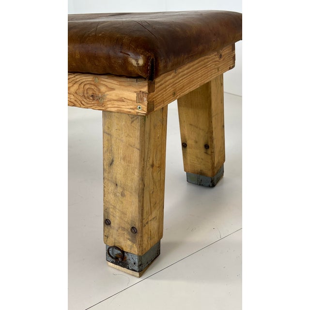 Vintage Gymnastic Bench, 1940s For Sale - Image 4 of 9