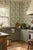 Traditional Artichoke Stem Stripe Grasscloth Wallpaper by House Party | Terra Verde | 6 Yards For Sale - Image 3 of 12