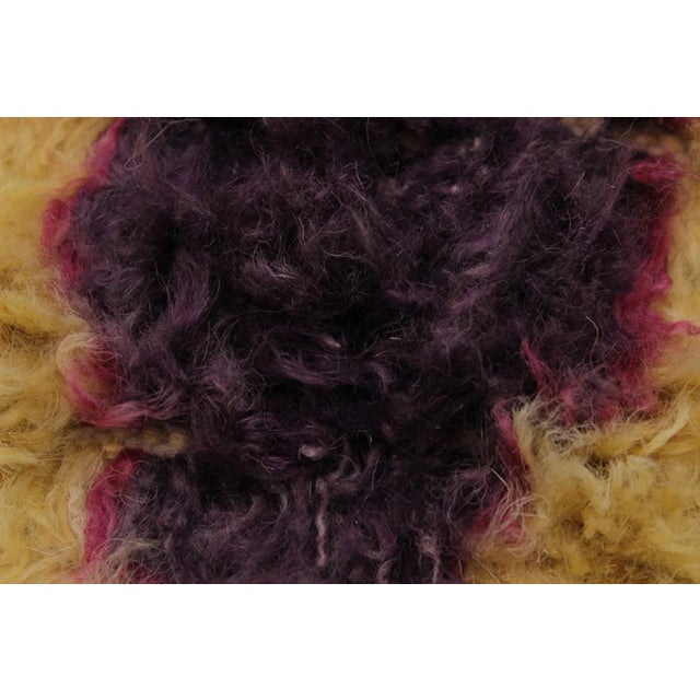 1990s 1990s 1990s Vintage Moroccan Lt. Gold Wool Rug - 5′1″ × 7′6″ For Sale - Image 5 of 9