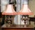 Pair of Mid-Century Italian Carved Silvered Urn-Shaped Table Lamps With Shades For Sale - Image 4 of 10