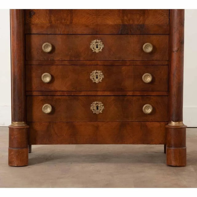 19th Century French Empire Secrétaire á Abattant For Sale - Image 4 of 12