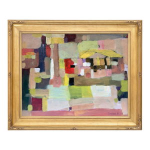 Southern Cottage Reverie — Original Abstract Painting on Panel by Alabama Artist Stefan B., 2008
