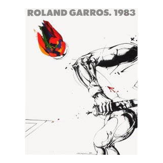 Vladimir Velickovic Roland Garros 1982 Poster For Sale