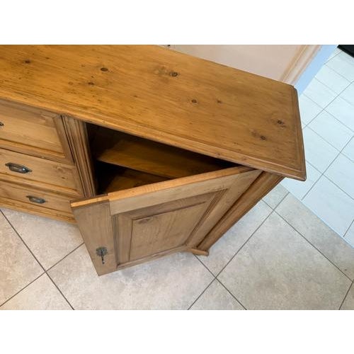 Farmhouse Shop Chest in Softwood For Sale - Image 6 of 15