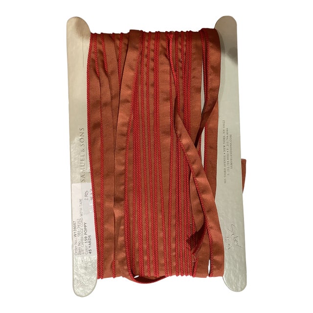 Samuel & Sons Cambridge Cord Trim- About 6-8 Yards For Sale