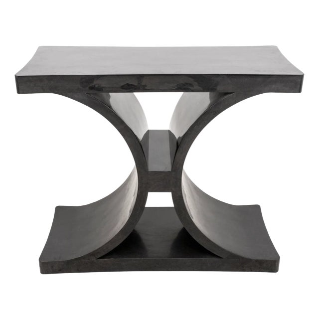 1970s Karl Springer JMF Style Console Table For Sale