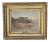 19th Century French River Landscape Oil Painting by Charles Munnier, Framed For Sale