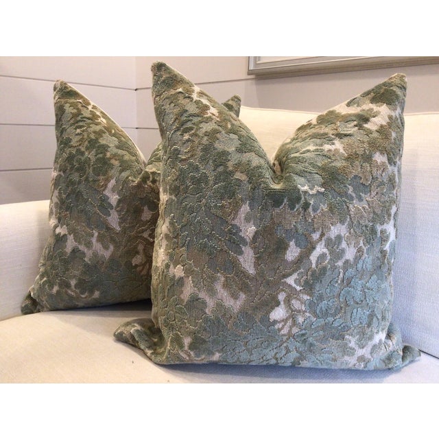 Not Yet Made - Made To Order Cowtan and Tout “Walden“ in Sage 20" Pillow - Single For Sale - Image 5 of 5