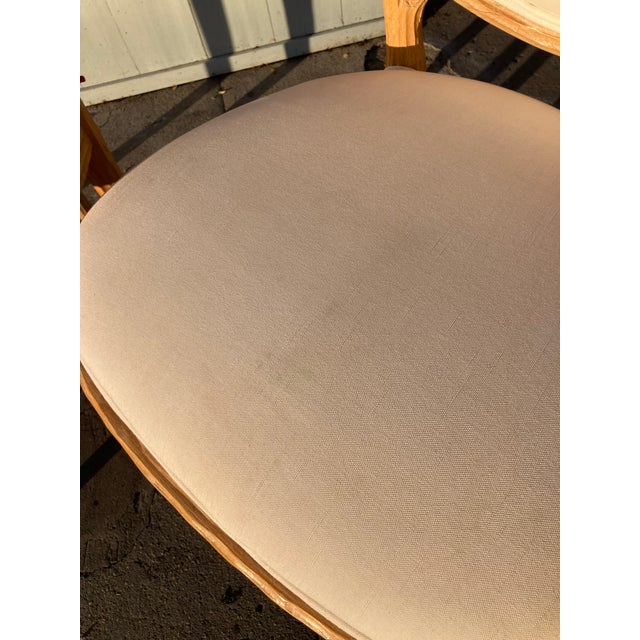 Faux Bois French Style Fauteuils Arm Dining Chairs- A Pair -B For Sale - Image 13 of 16