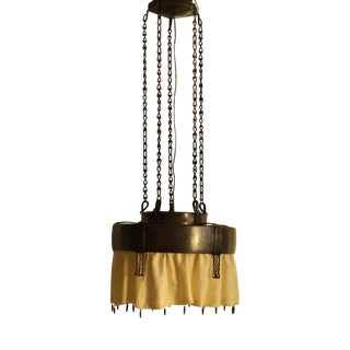 Dutch Art Deco Amsterdam School Pendant Light from Winkelman & Van Der Bijl, 1920s For Sale
