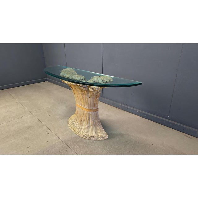 Wood Sheaf of Wheat Console from Franco Chelini, 1970s For Sale - Image 7 of 17