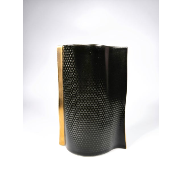 Ceramic Vintage 1986 Goebel Vase For Sale - Image 7 of 9