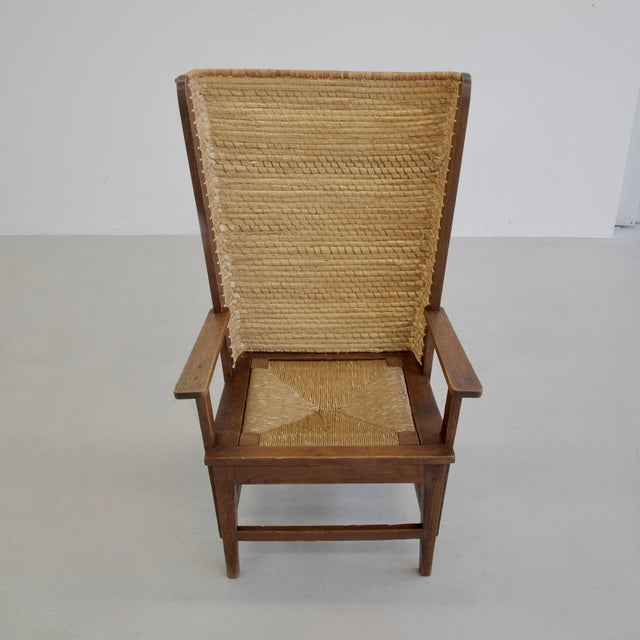 Arts & Crafts Highback Chair by Chris Wegerif, 1900s For Sale - Image 3 of 9