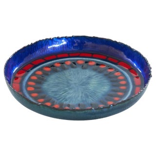 Mid-Century Enamel Bowl, 1950s For Sale