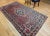 Vintage Persian Bidjar Gallery Rug, Hand-Knotted Wool, Geometric Medallion Pattern, Red & Navy, 5’ X 9’ For Sale - Image 4 of 12