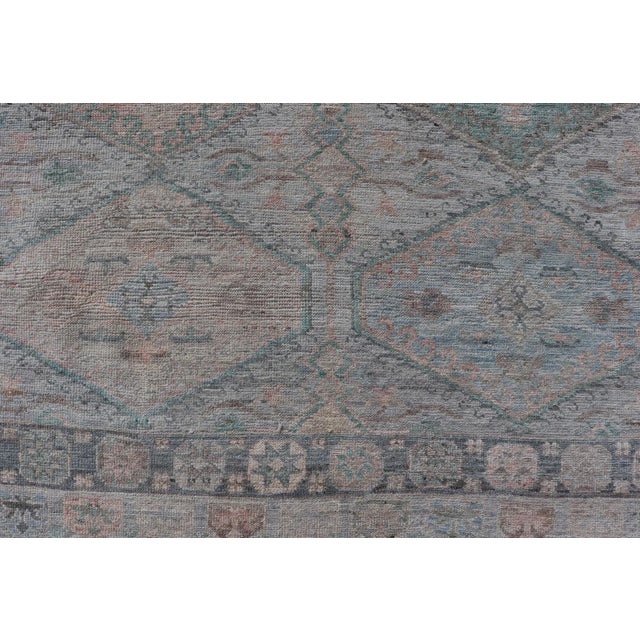 Keivan Woven Arts Geometric Oushak 4'11 X 6'3 For Sale - Image 9 of 11