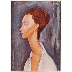 1958 After A. Modigliani "Lunia Czechowska", First English Edition Full-Color Print